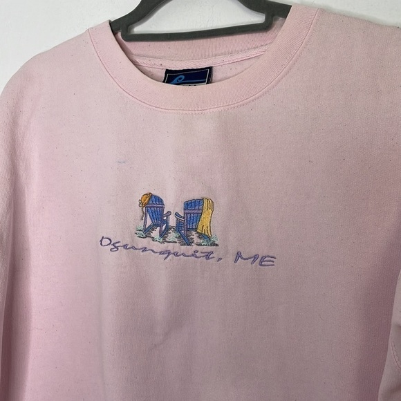 𝅺VINTAGE Pacific & Co. Ogunquit embroidered sweatshirt - Picture 2 of 10